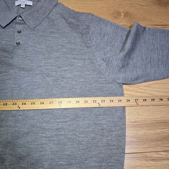 Turnbury Sweater Men's Sz XXL Extra Fine Merino Wool Long Sleeve Polo Lot Of 2 - Picture 8 of 13